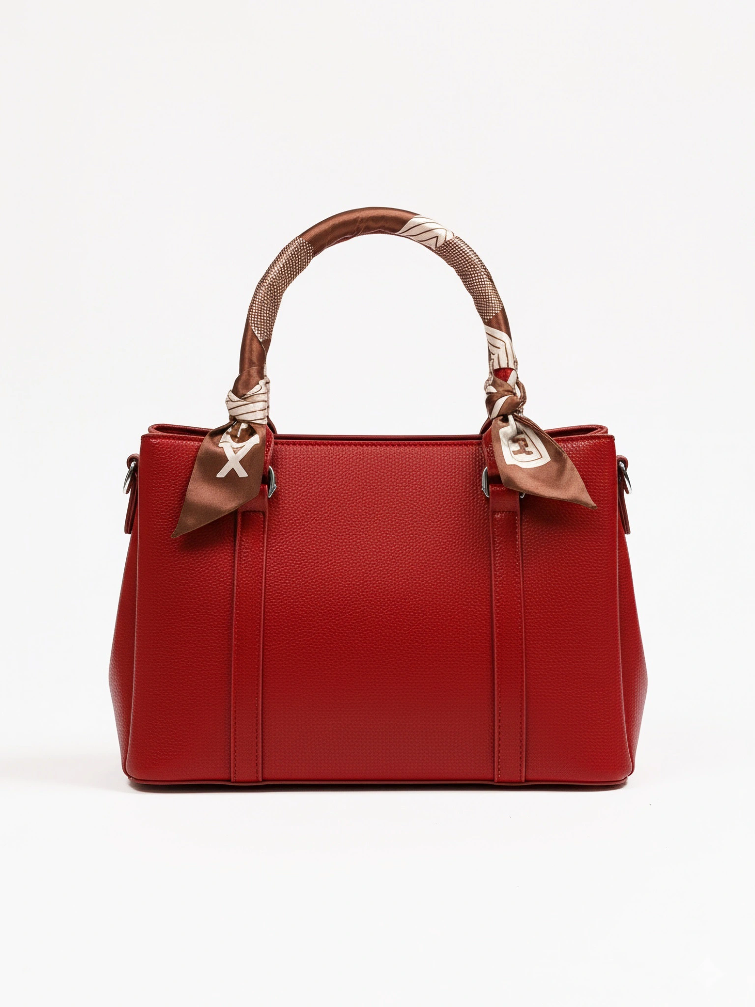 Сумка-тоут с декоративным платком в ассортименте